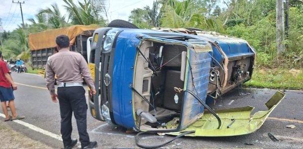 Kumpulan Fakta Hasil Olah TKP Kecelakaan 2 Truk Adu Depan di Pangkal Pinang